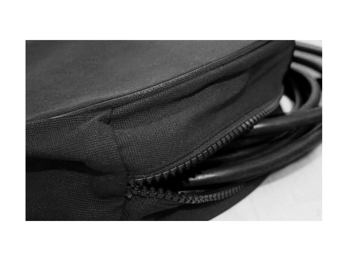 DELTACO e-Charge storage case EV-5100 nylon, zipper, Black (7333048044532)