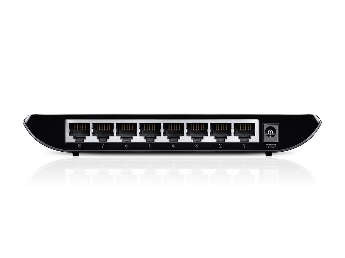 TP-LINK 8-Port-GB-Desktop-Switch TLSG1008D 10/100/1000 Mbit/s (6935364092313)