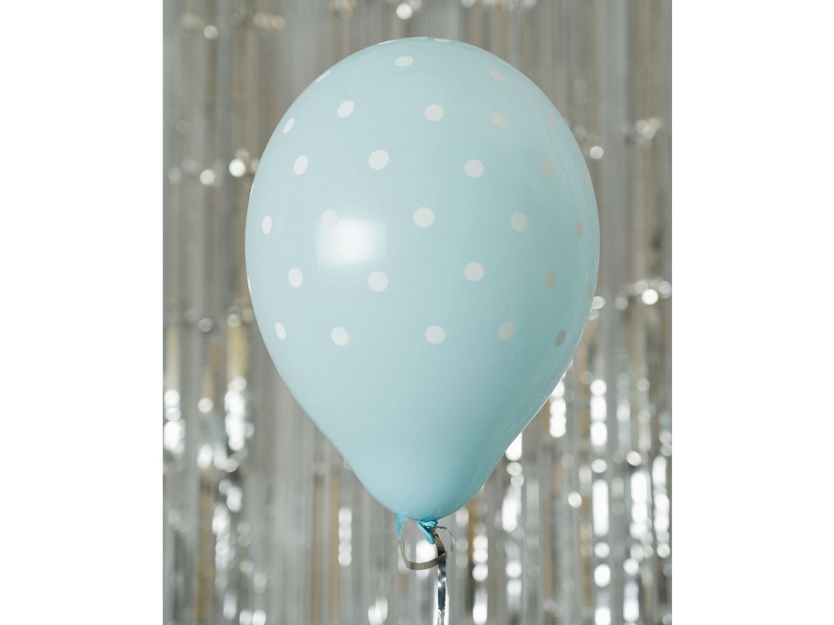 I AM CREATIVE Ballons kleine Punkte 27cm 1000-1056 pastell 6 Stück (7611983246823)