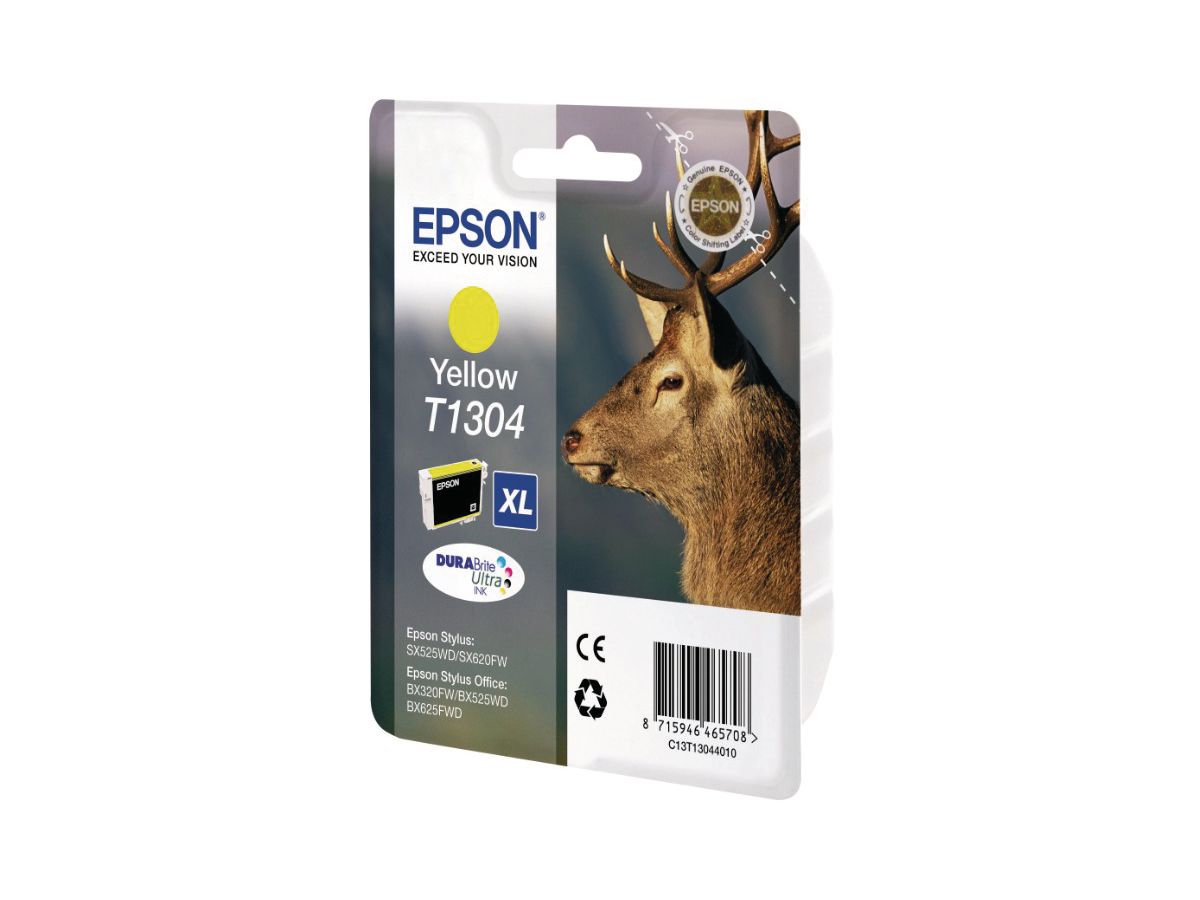 EPSON Cart. d'inchiostro yellow T130440 Stylus SX525WD 10.1ml (8715946624846)