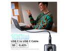 UGREEN Uno Fast ChargingCable 100W 35501 5A,Uno USB-C-USB-C,PD,Bl.1m (6941876235018)