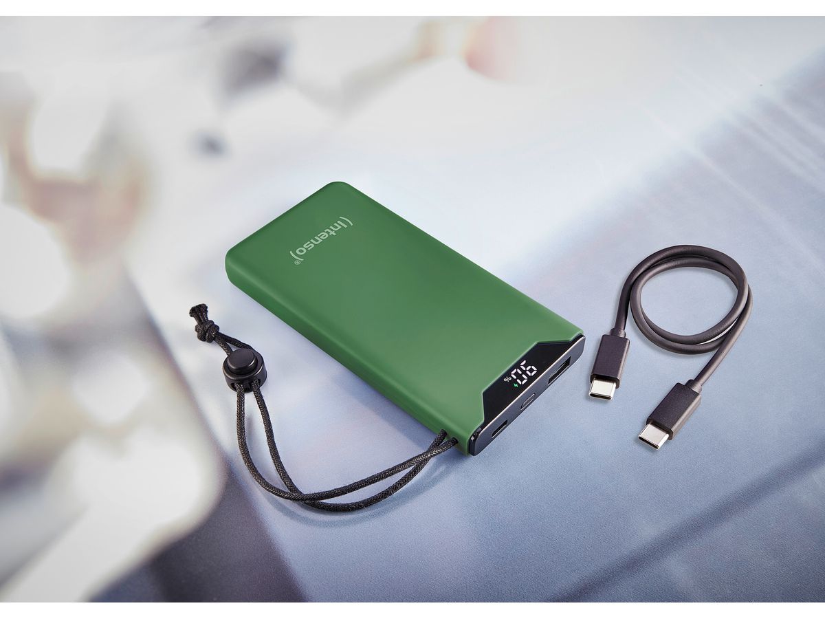 INTENSO Power Bank F10000 Green 7332037 10000 mAh (4034303034253)
