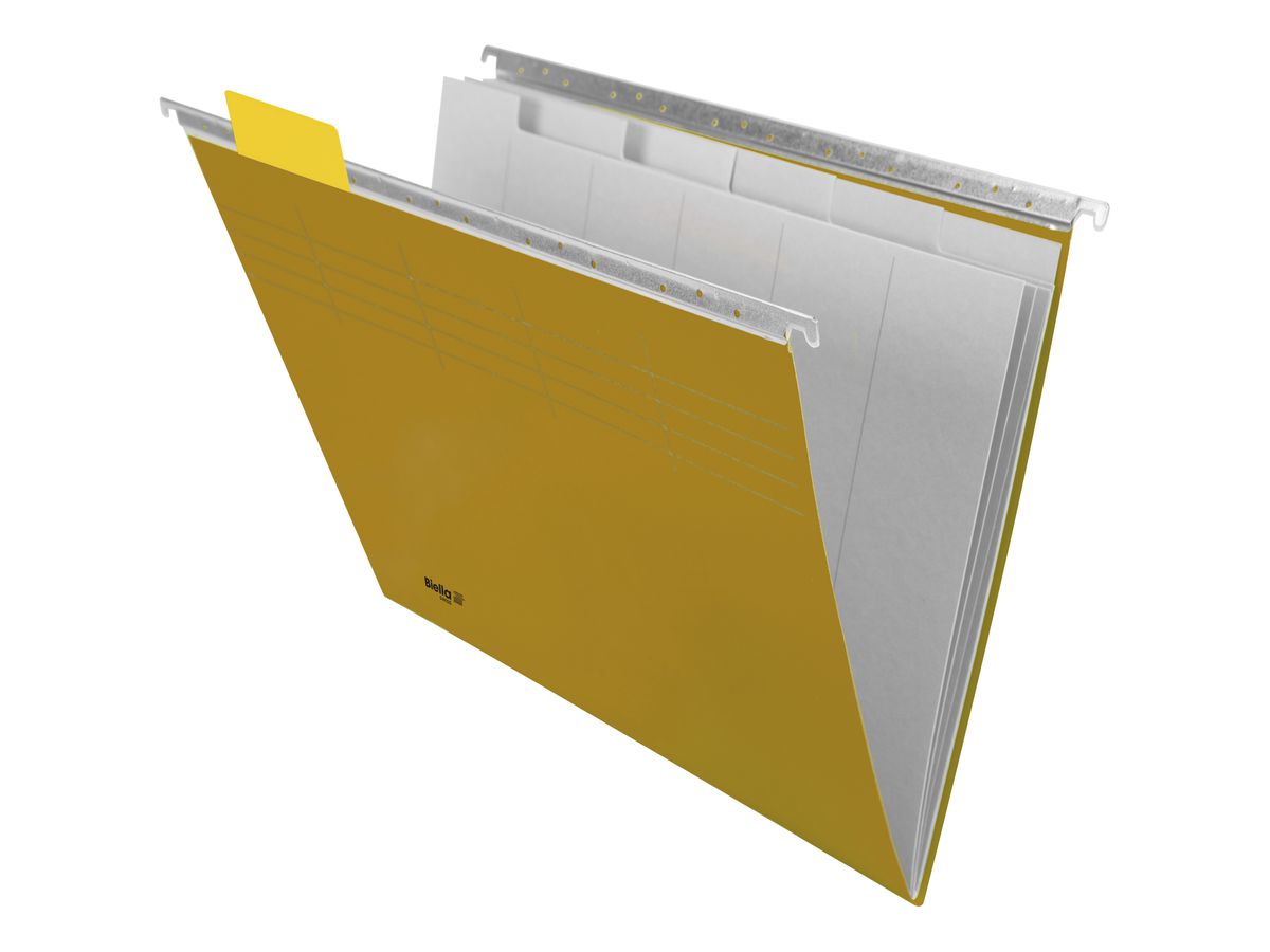 BIELLA Register-Hängemappen-Set A4 27143020U gelb 32x25cm 10 Stück (7611365301294)