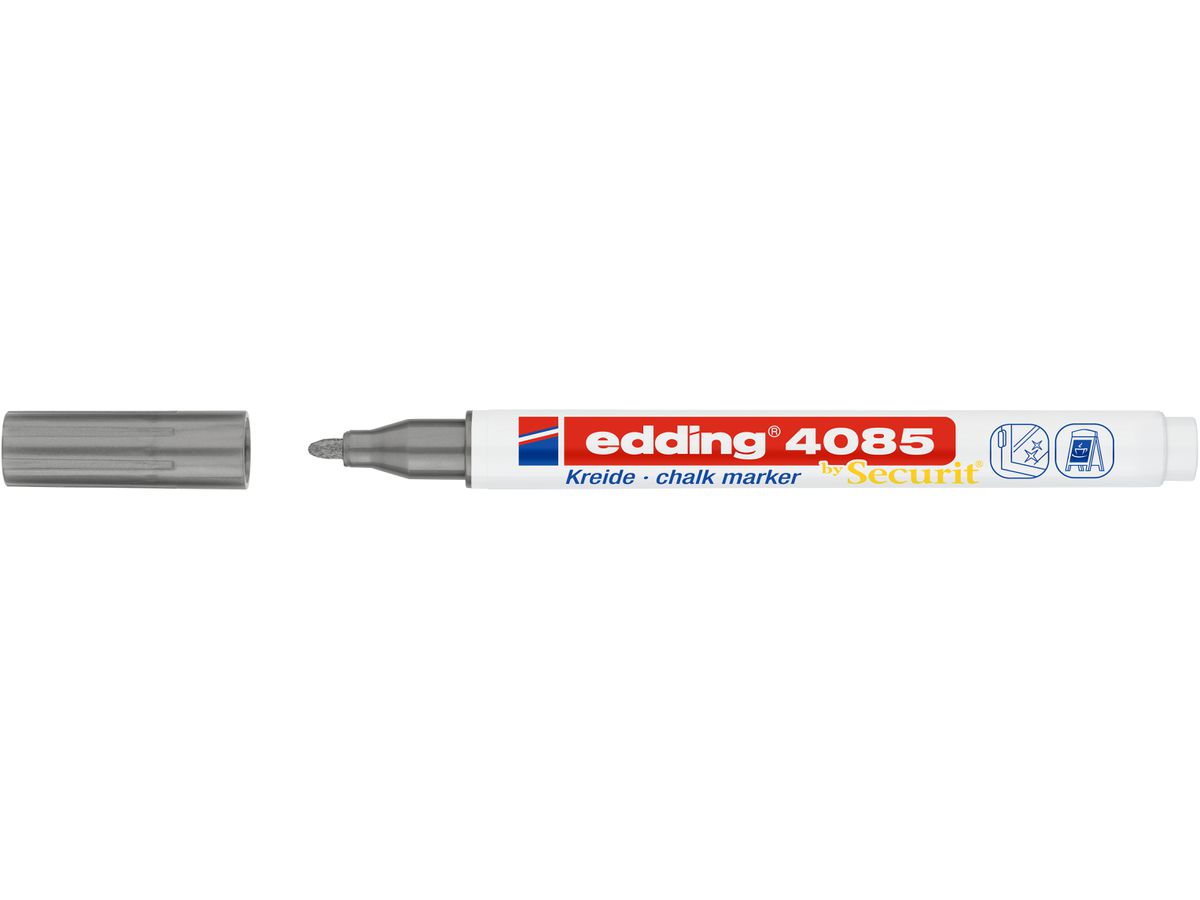 EDDING Chalk Marker 4085 1-2mm 4085-054 argento (4057305036421)