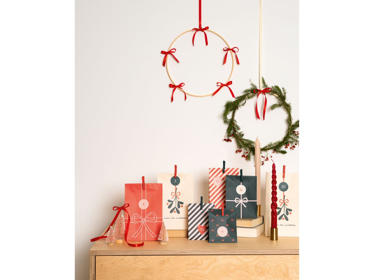 FOLIA Adventskalender 9399 Bowtiful Christmas (4001868140583)