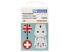 STEFFEN Reiseadapter CH-UK 1409575 weiss (7611007084530)