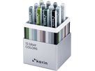 KARIN Real Brush Pen Pro 0.4mm 31C6 Gray colours 12 pièces (5904446031350)