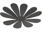 SECURIT Kreidetafel 3-D Flower W3D-FLOWER schwarz, 7 Stück 28x16.3x1cm (8719075287590)