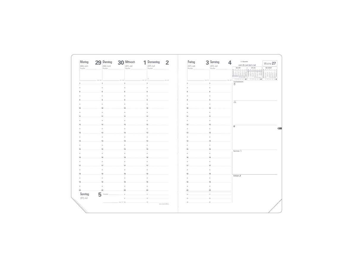 QUO-VADIS Sostituvo Minister 2026 015006Q 1S/2P Impala/Soho DE 16x24cm (3371010122783)