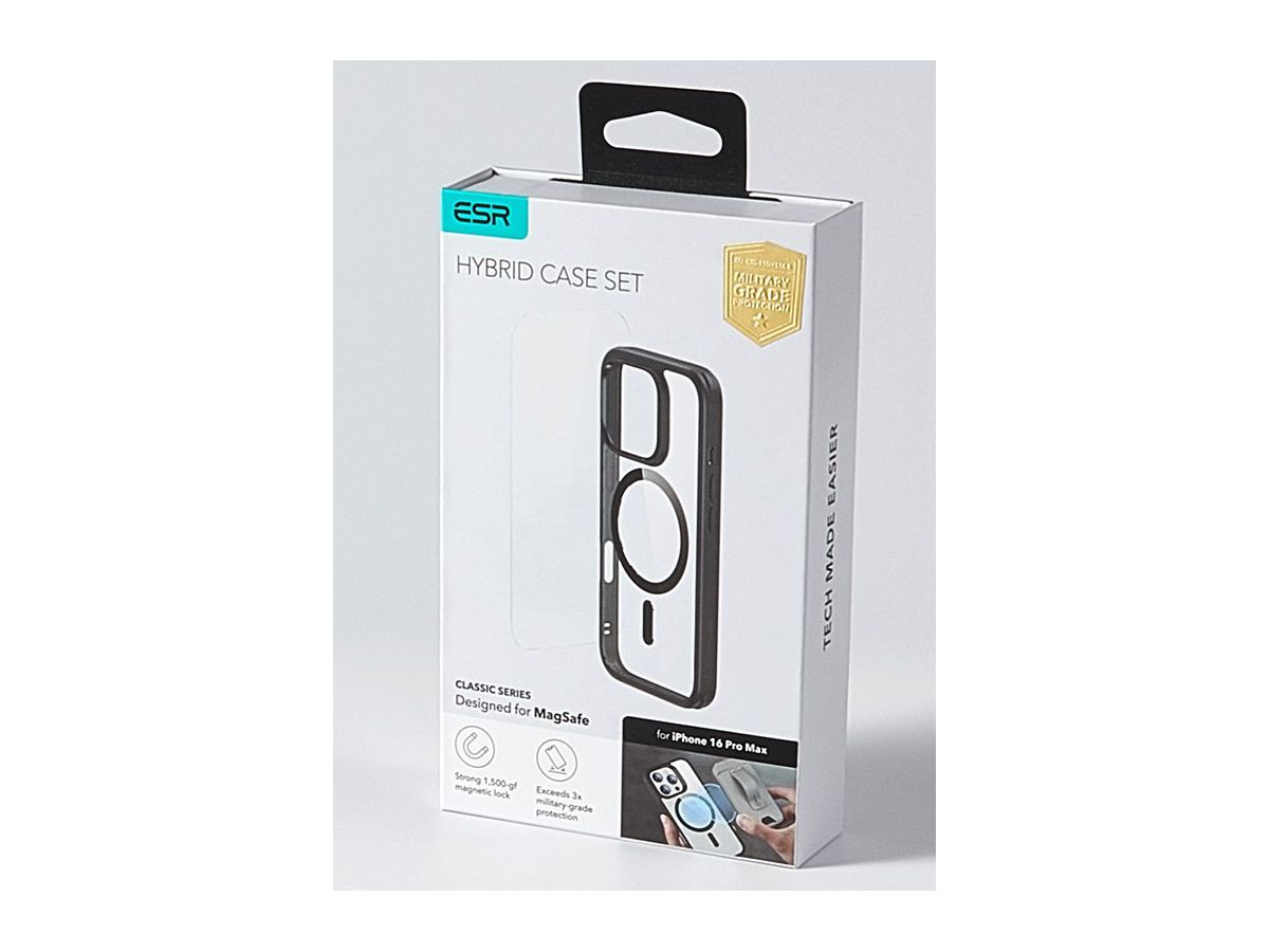 ESR Classic Hybrid Case MagSafe 1A79703 +Glass iPh16 Pro Max Cl.Bl. (4894240243589)