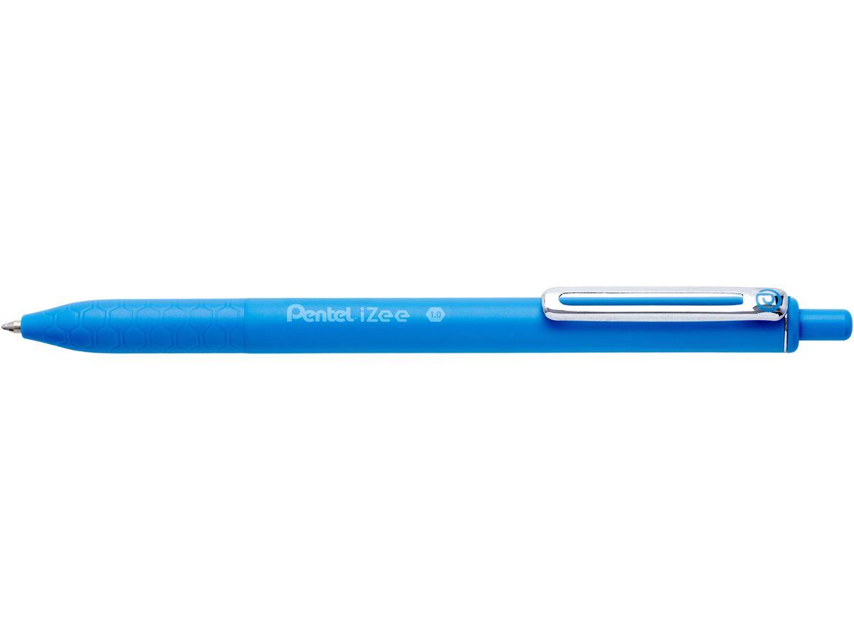 PENTEL Kugelschreiber iZee 1mm BX470-S hellblau (0884851041234)