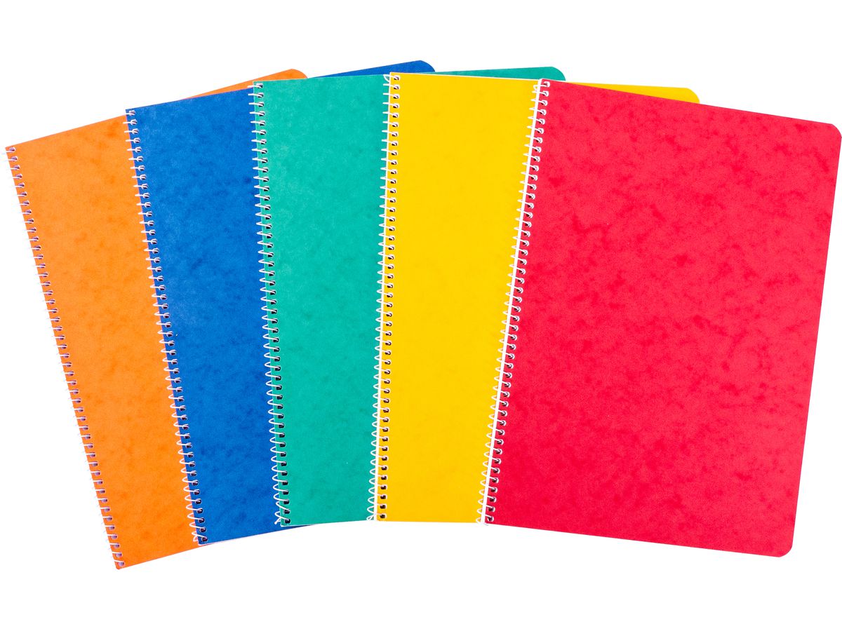 NOVOOO Quaderno spirale A4 729786 scacchi,4mm,80g, ass. 72 fogli (9010729086880)