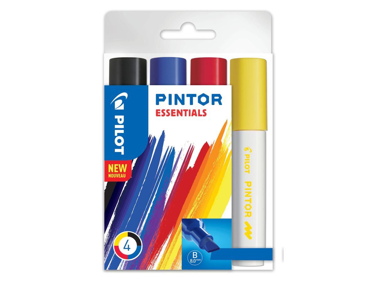 PILOT Marker Set Pintor Essentials B S4/0537540 4 colori (3131910537540)