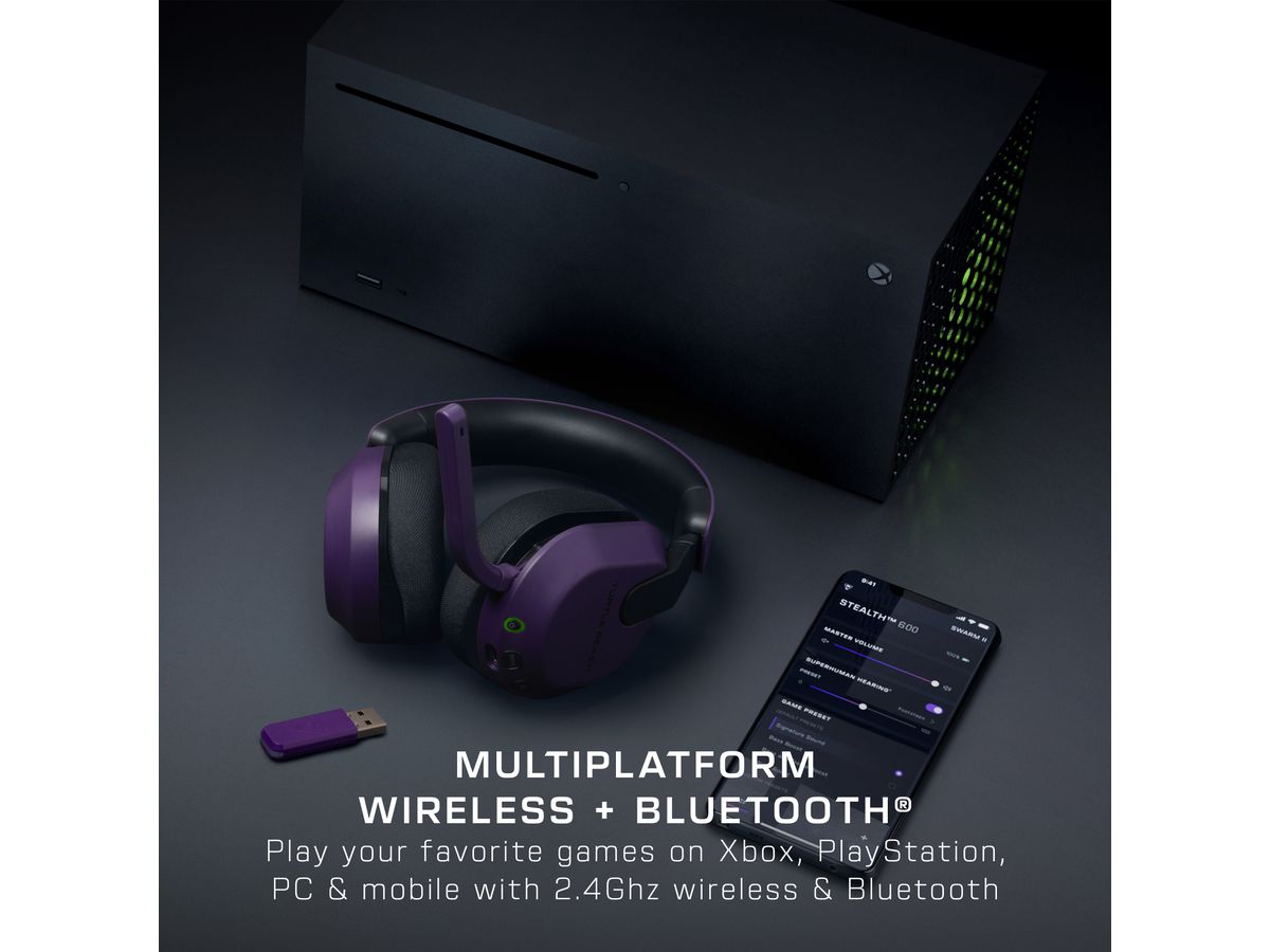 TURTLE BEACH Stealth 600 GEN3, Purple TBS-2102-45 Wireless Headset for XB (0731855021086)