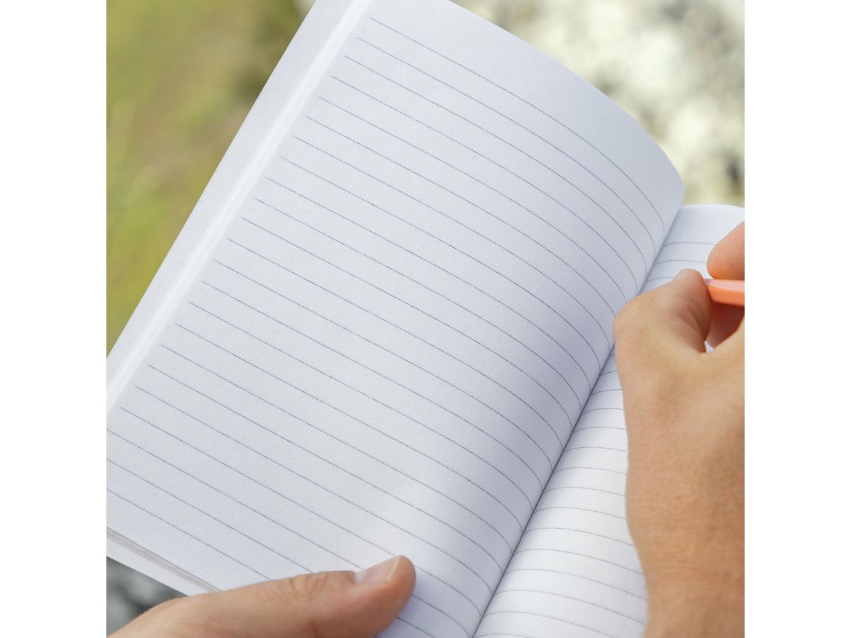 SIGEL Notizbuch Re-up Tea A5 RU201 kalkweiss liniert 100 S. (4004360774324)