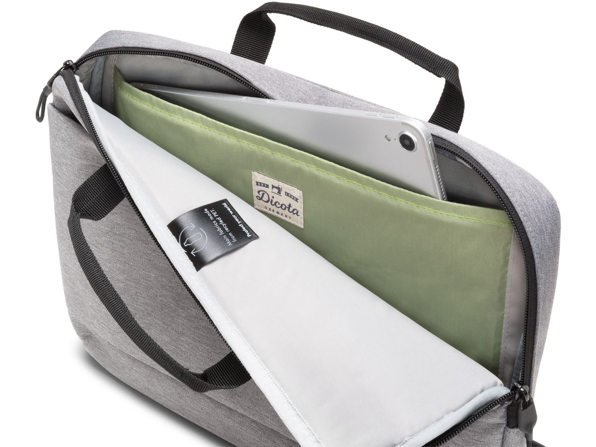 DICOTA Eco Slim Case MOTION lgt Grey D31873-RPET for Universal 14 - 15.6 inch (7640186418188)