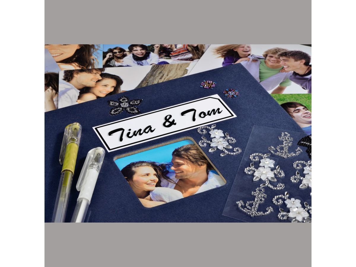 HAMA Album Fine Art 24x17cm 90152 bleu 25 pages (4007249901521)