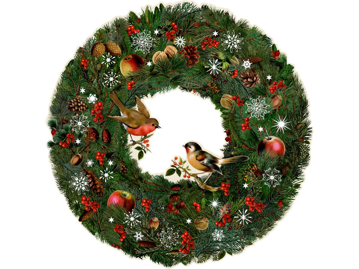 COPPENRATH Wandkalender 72234 Nostalgischer Tannenkranz (4050003722344)