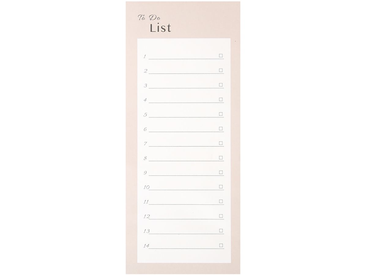 I AM CREATIVE To Do Liste 9x21cm 4005.38 rosa 80 fogli (7611983211968)