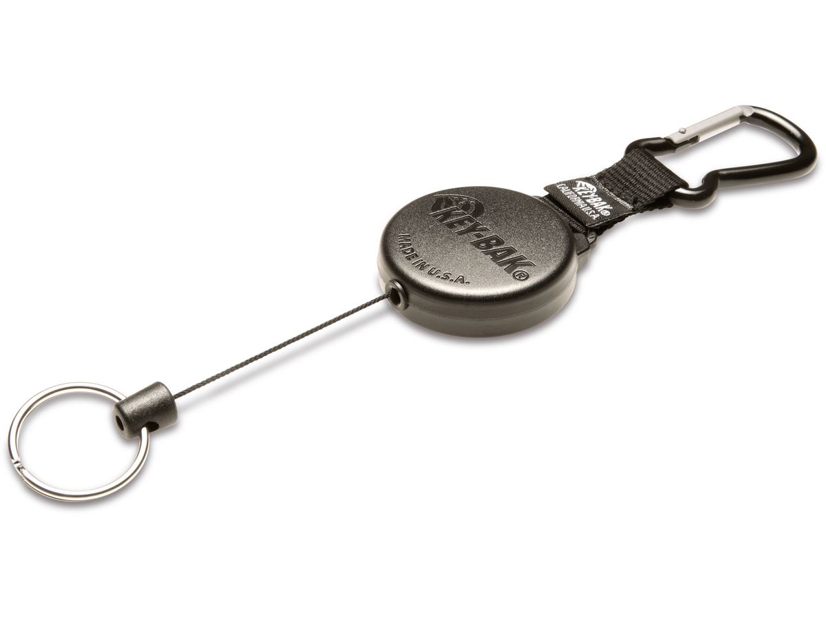 RIEFFEL SWITZERLAND Schlüsselrolle Key-Bak KB 488 SECURIT schwarz, Securit (0088056900031)