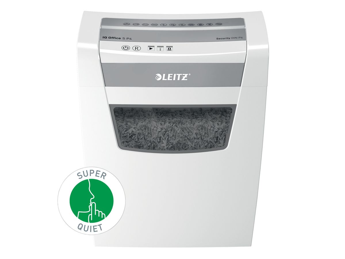 LEITZ Distruggi doc. IQ Office 8099-00-00 P4 12 Foglio silenz (4002432130122)