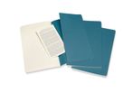 MOLESKINE Taccuino cartone 3x L/A5 629599 rigato, vivid blu, 80 pagine (8058647629599)
