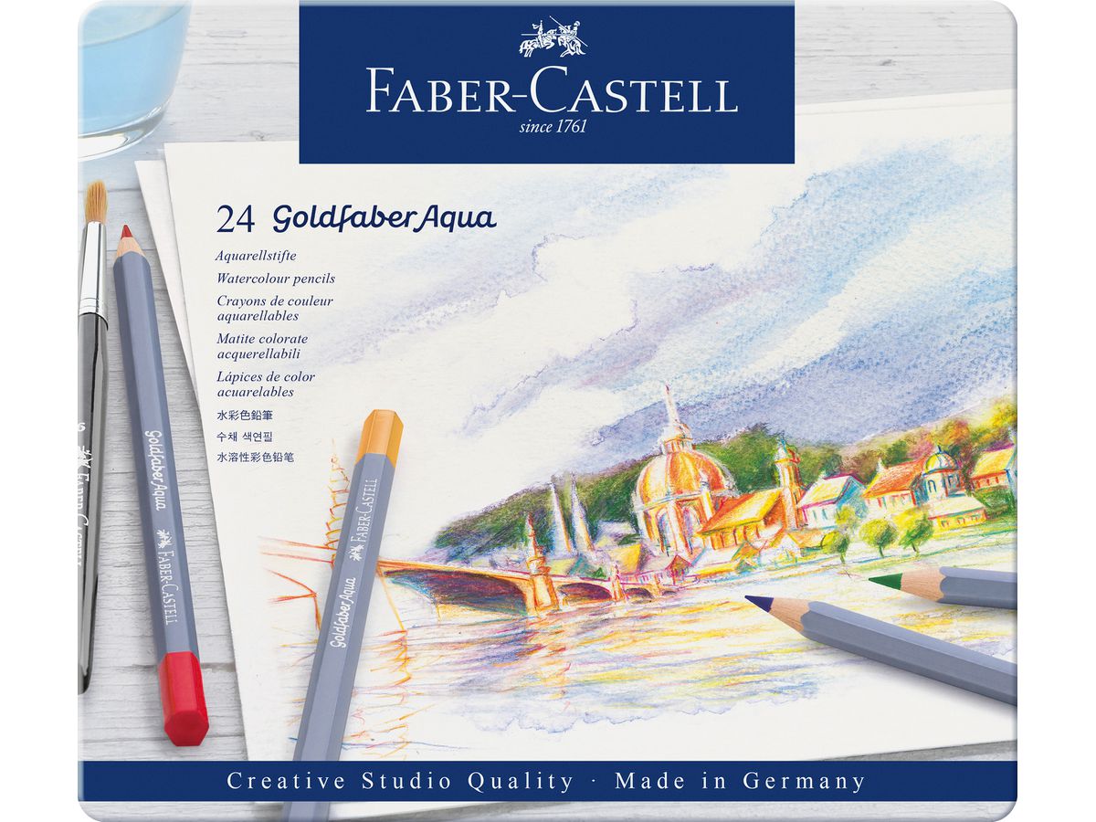 FABER-CASTELL Goldfaber acquerello 114624 24x (4005401146247)