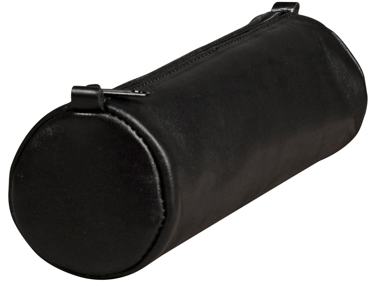 CLAIREFONTAINE Astuccio AgeBag 21x6cm 77016C nero, rotondo, in pelle (3329680770162)