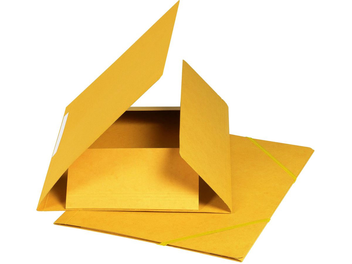 BIELLA Dossier ferm. Élastique A4 17840020U jaune, 590gm2 220 flls. (7611365252497)