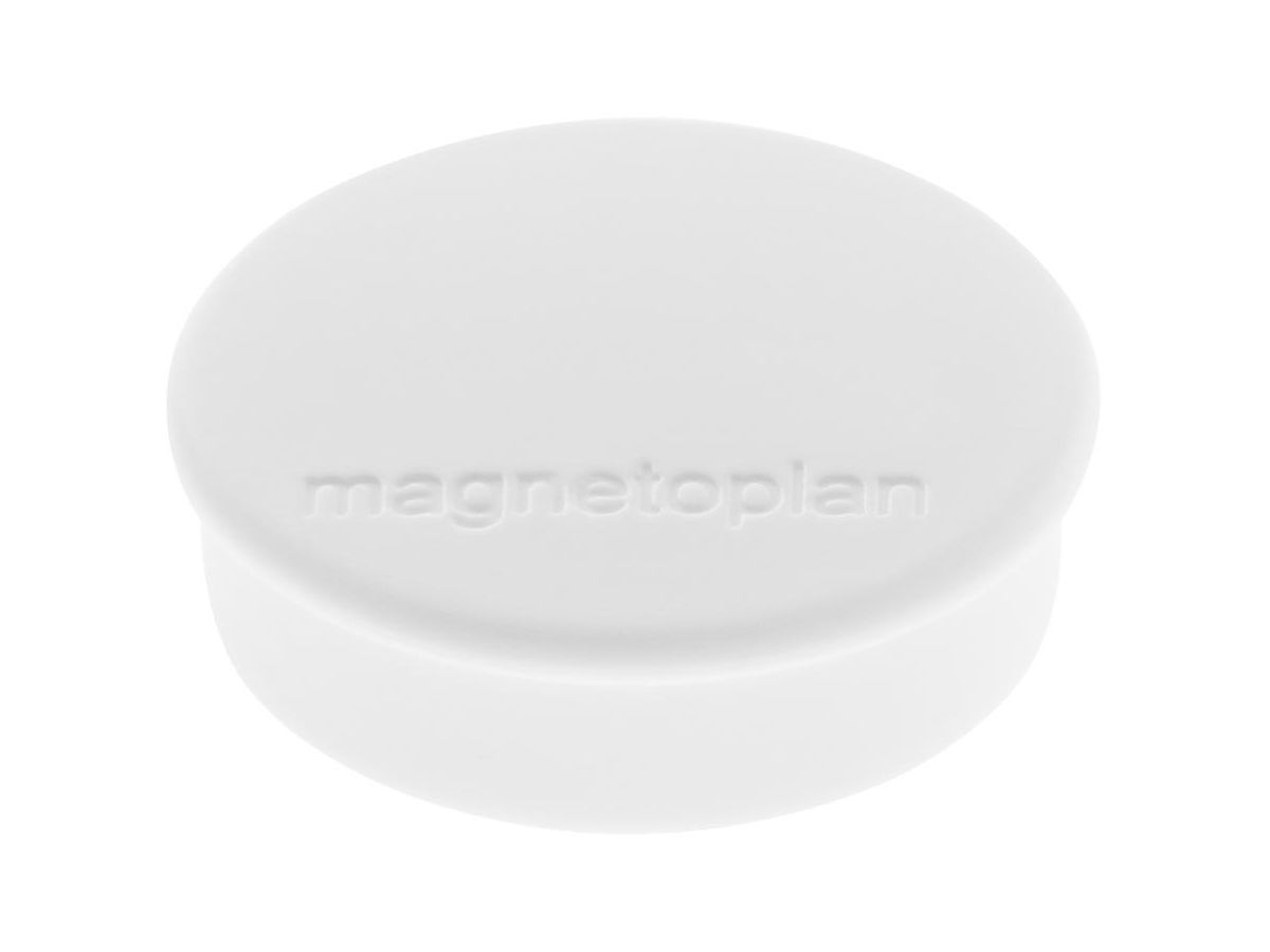 MAGNETOPLAN Haltemagnete Hobby 16645600 weiss, Blister 6 Stk. (4013695013978)