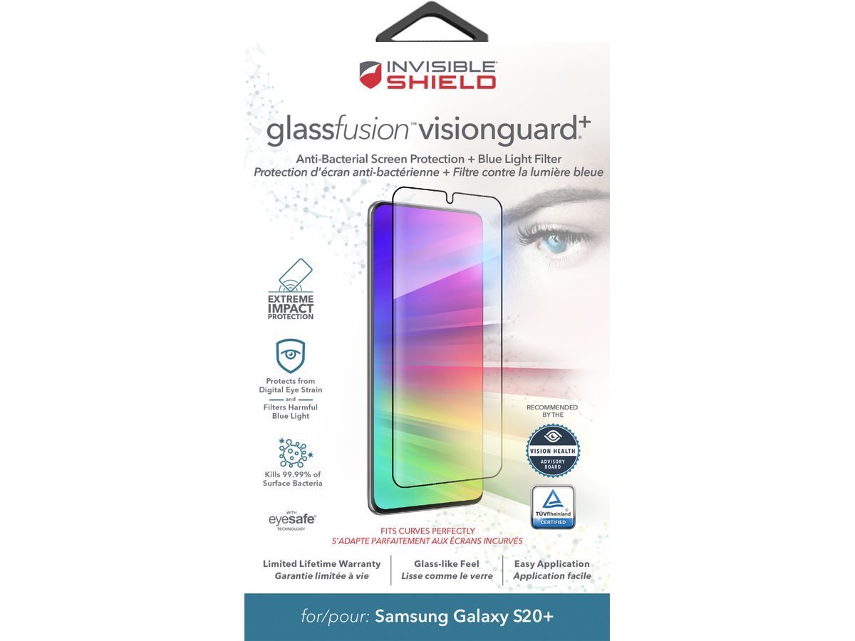 INVISIBLE SHIELD Glass Fusion VisionGuard+ 200304871 S20+ Screen (0840056115309)