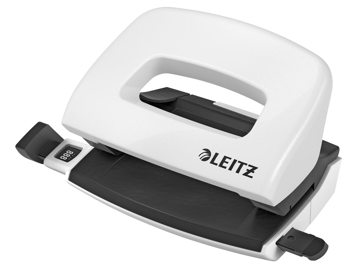 LEITZ Bürolocher NeXXt WOW 5060 50601001 perlweiss 10 Blatt (4002432101368)