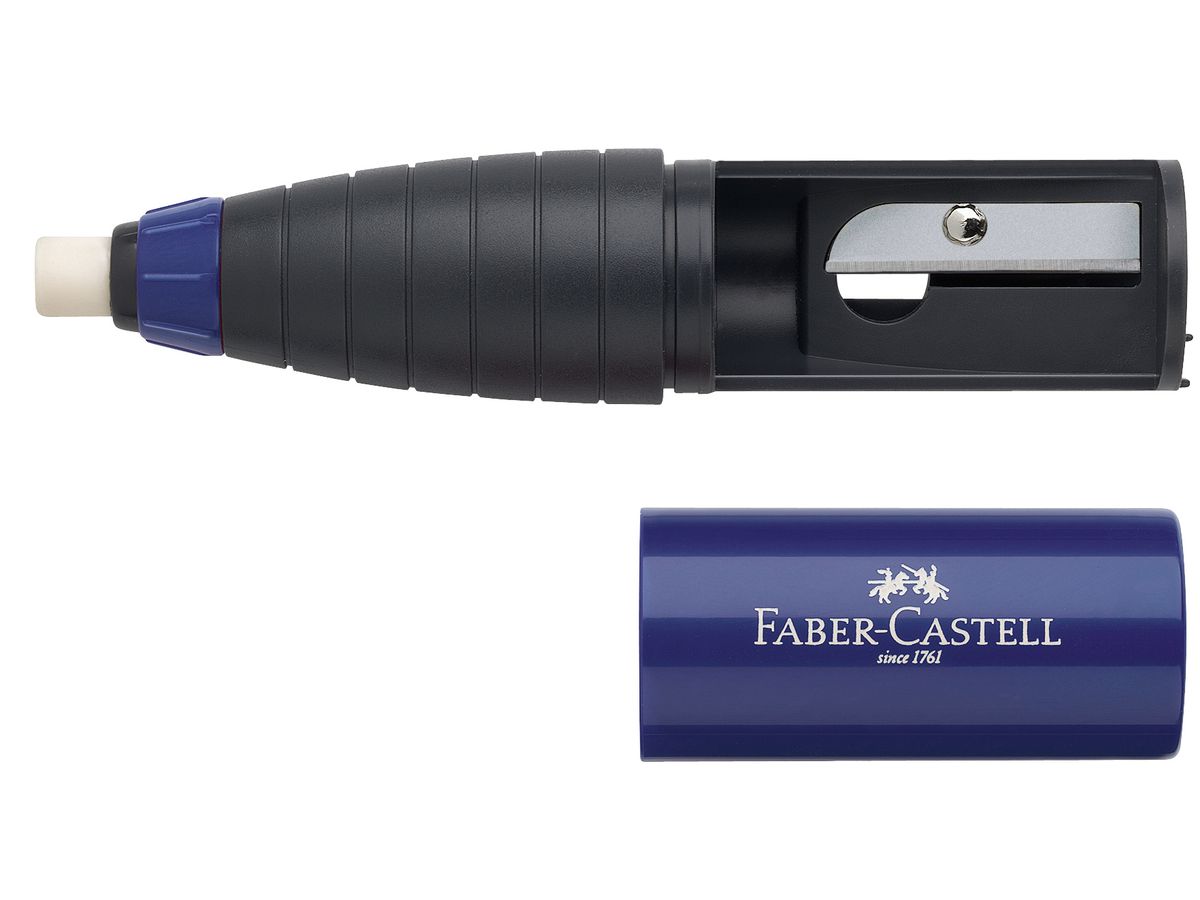 FABER-CASTELL Gomma da canc./Tempramatite 184401 rosso/blu, ass. (6933256611703)