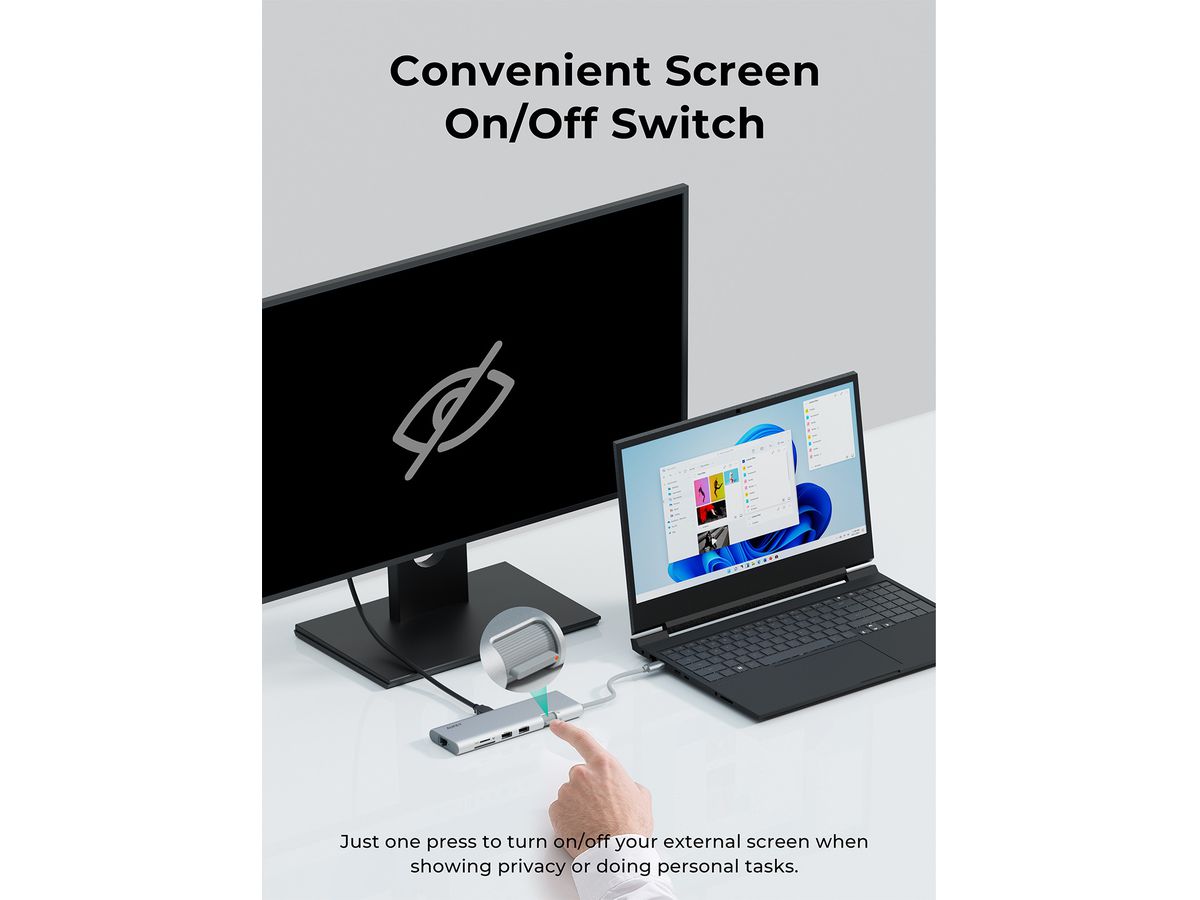 AUKEY Hub 10-in-1 OfficeDok UH-CHU03 (0689323791217)