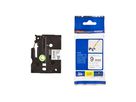PTOUCH Flexitape lamin. schwarz/weiss TZe-FX221 zu PT-550 9 mm (4977766693202)