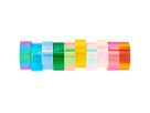 RICO DESIGN Washi Tape Set 15mmx5m 300863 Mirror Rainbow 10 Rollen (4051271417918)