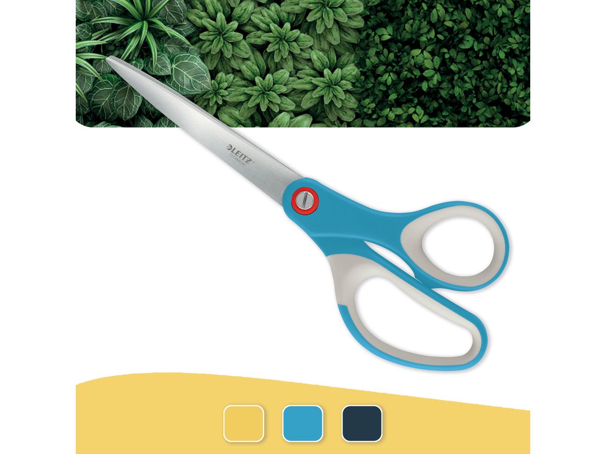 LEITZ Ciseaux Titan Cosy 5332-00-61 bleu 20.5cm (4002432128556)
