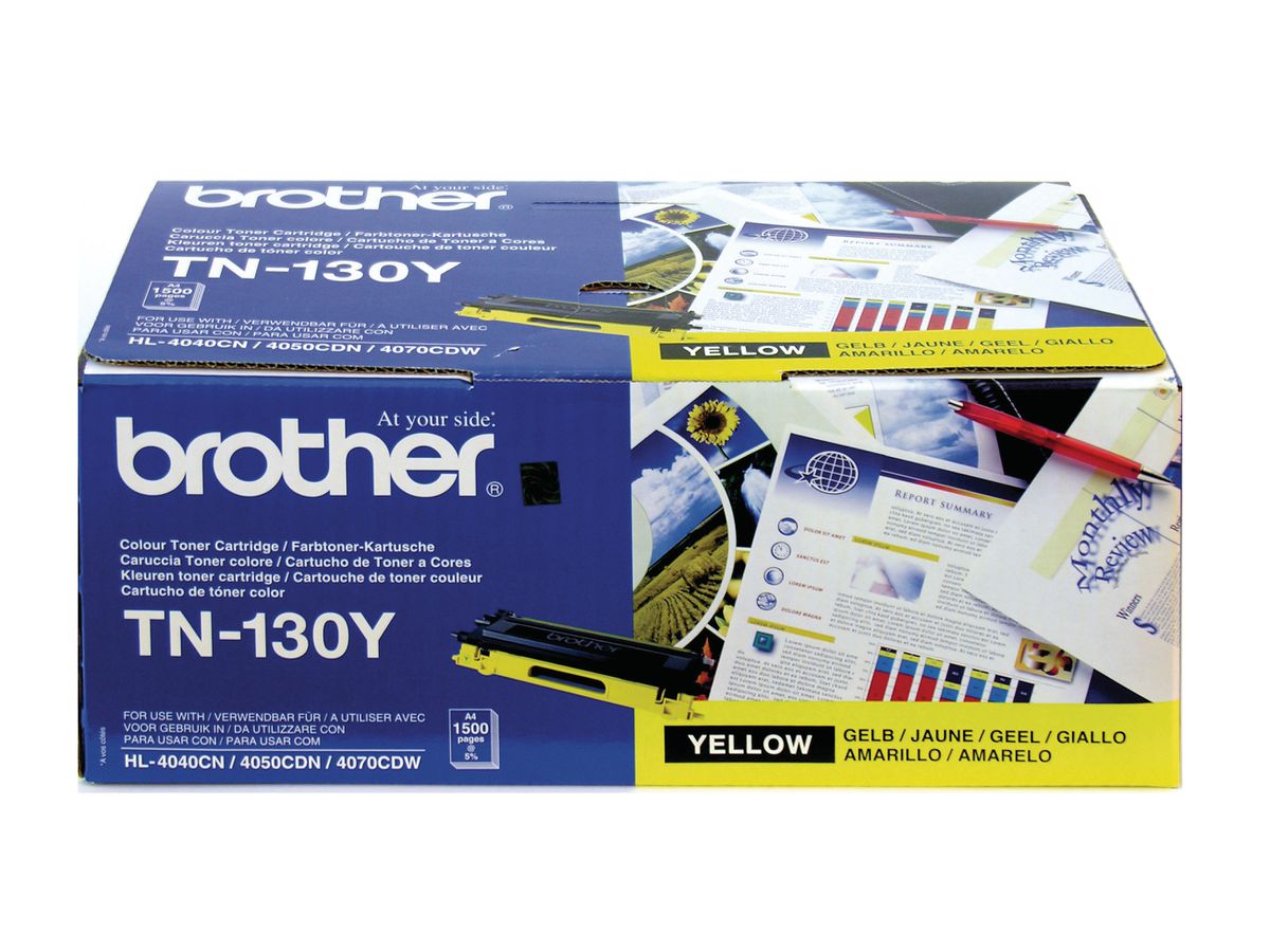 BROTHER Toner yellow TN-130Y HL-4040/4070 1500 pages (4977766648127)