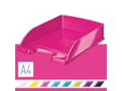 LEITZ Corbeille Courrier WOW A4 52263023 pink (4002432394456)