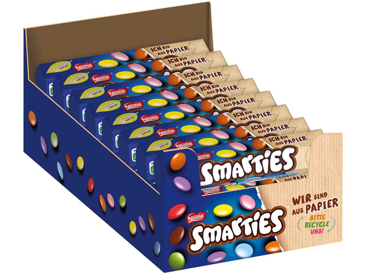 SMARTIES Faltschachtel 12540147 38g, 24 Stk. (7613039174937)