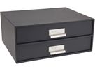 BIGSO BOX OF SWEDEN Schubladenbox Birger 15752000 2 Schubladen, dunkelgrau (7330061943569)