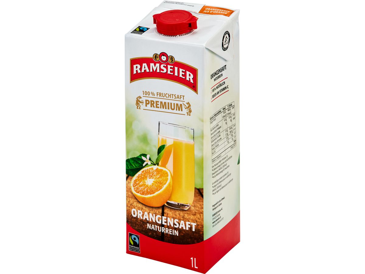 RAMSEIER Premium 100% Orangensaft 1068 100 cl, 1 Stk. (7610057010681)