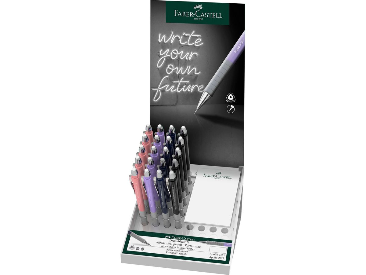 FABER-CASTELL Apollo Druckbleistift 0.7 mm 232720 Display 20 Stück (6933256640239)