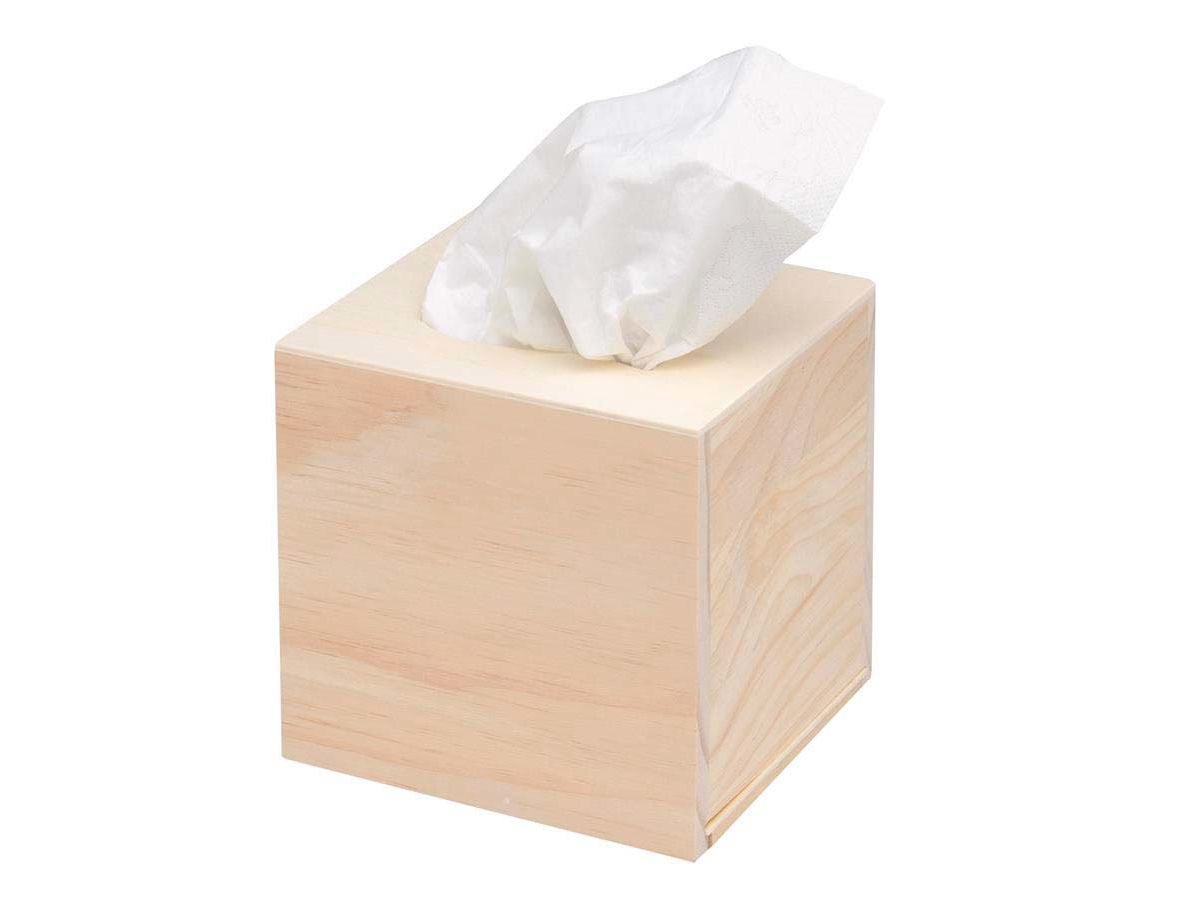 GLOREX Fazzoletti Box 14x12.5x13.5cm 61682150 Legno (7610877452357)