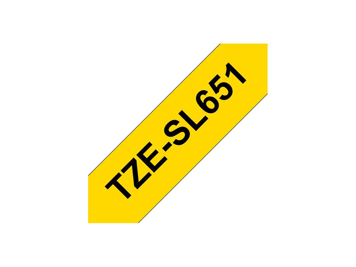 PTOUCH Nastro autolamin. nero/giallo TZE-SL651 PT-D800W/D900W 24mm (4977766806442)