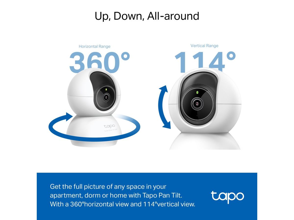 TP-LINK AI Wless Home Security Camera Tapo C230 Pan/Tilt (8885021371689)
