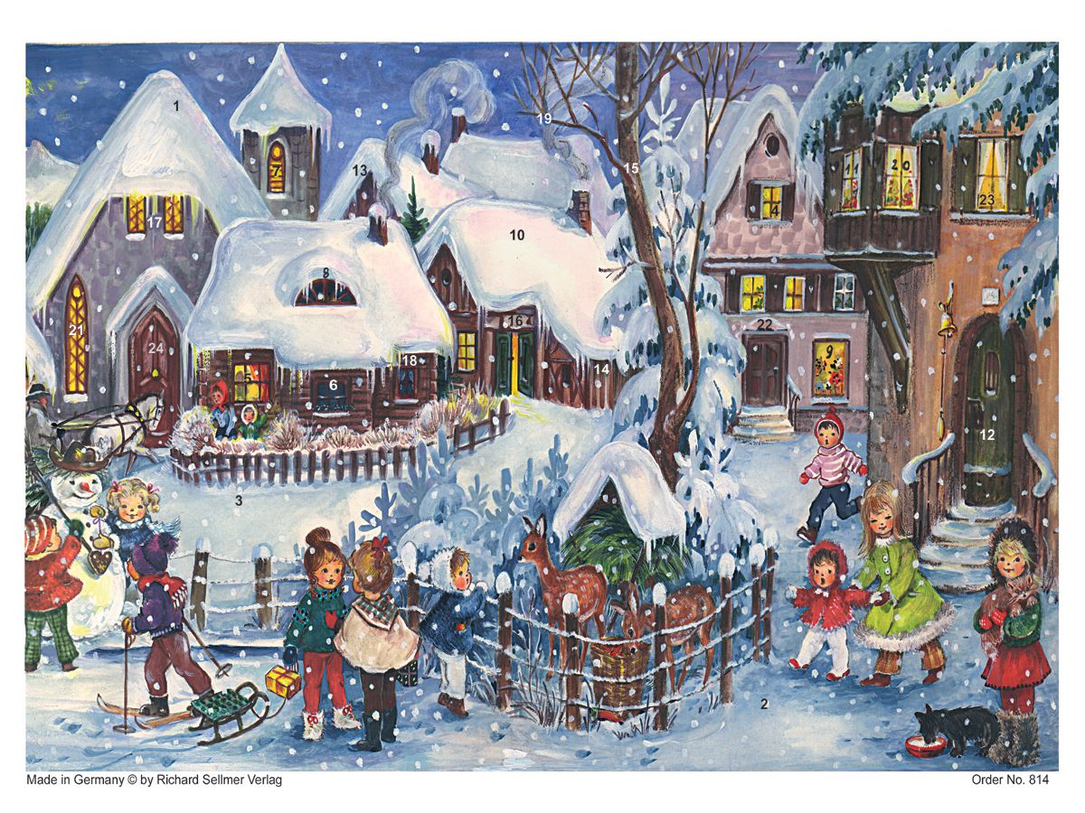 SELLMER Adventskalender A4 814 Es schneit (4025985808140)