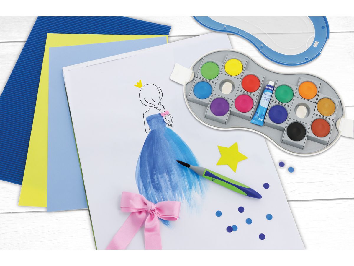 PELIKAN Deckfarbkasten Space 724617 Tube 12+1 Stück (4012700724618)