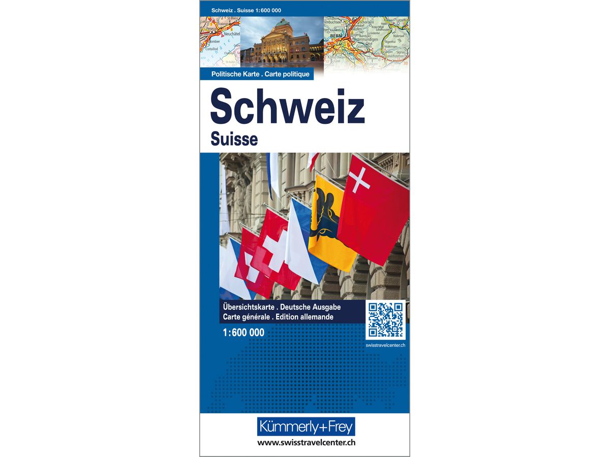 KÜMMERLY+FREY Schülerkarte Schweiz 3-259-00172- politisch 1:600'000 (9783259001721)