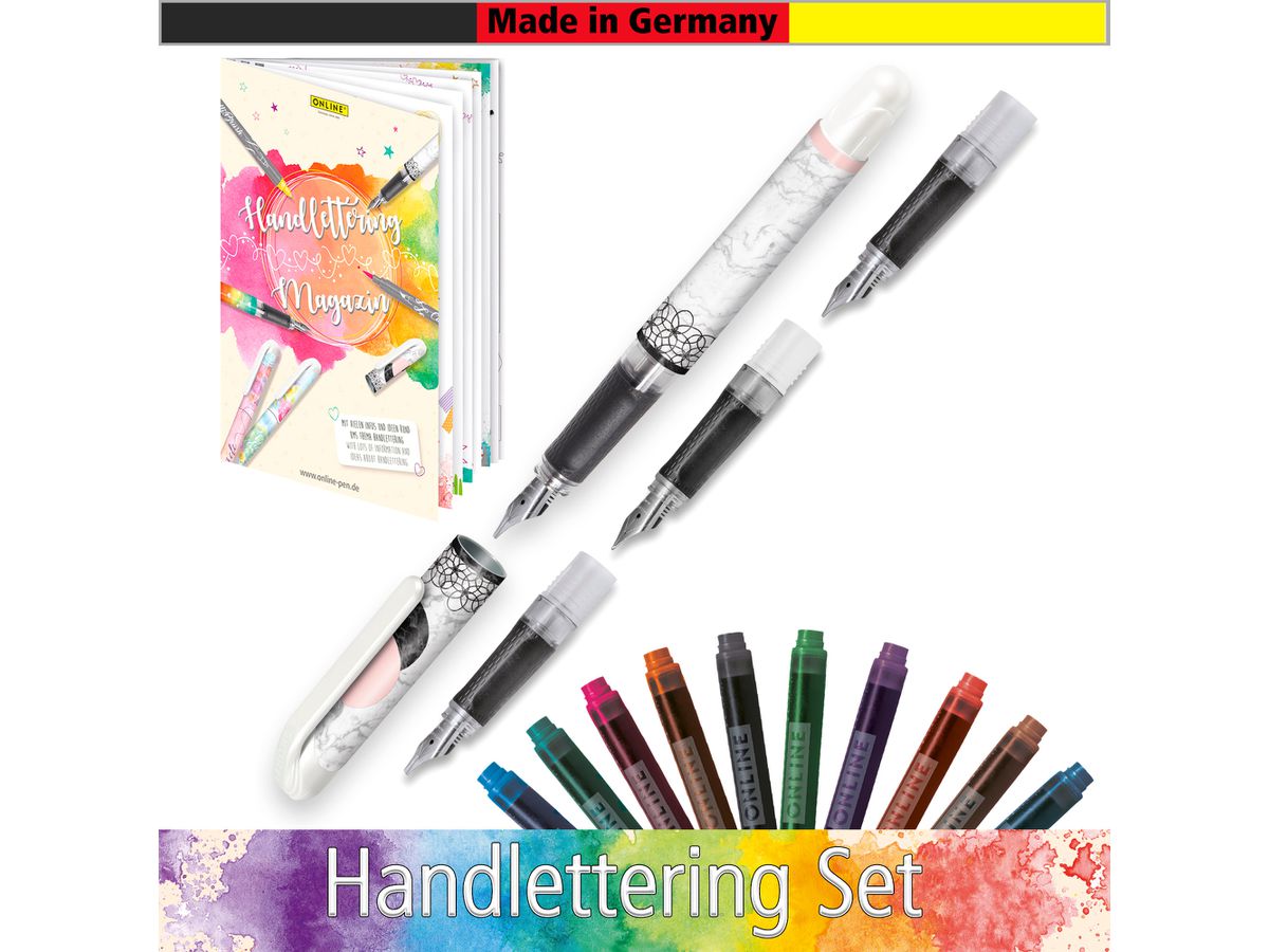 ONLINE Handlettering Set 1.4mm 12398 Soft Marble blau (4014421123985)